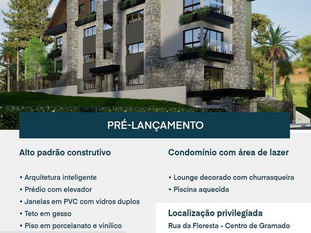 #167 - Apartamento para Venda em Gramado - RS